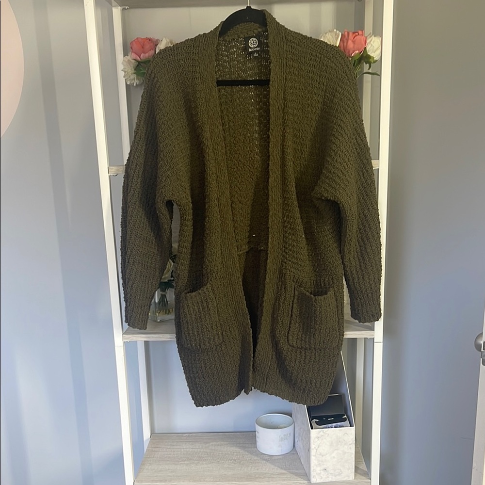 Cozy Olive Green Sweater